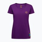 Tricou pentru femei La Sportiva Climbing on the Moon viola/giallo