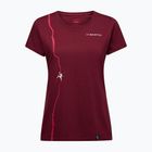 Tricou pentru femei La Sportiva Route redwood/azalea