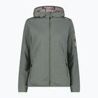 Bluză de trekking pentru femei CMP Zip Hood salvia/jade