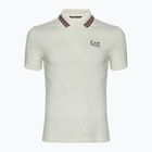 Tricou pentru bărbați  EA7 Emporio Armani Golf Pro Polo Check silver birch