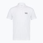 Tricou polo pentru bărbați EA7 Emporio Armani Core Identity Polo white