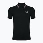 Tricou pentru bărbați  EA7 Emporio Armani Golf Pro Polo Check black