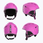 Cască de schi pentru copii Briko Makalu Jr shiny pink/white