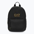 Rucsac de oraș pentru copii EA7 Emporio Armani Train Core 6 l black / gold logo