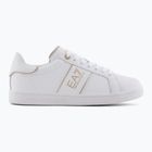 Încălțăminte EA7 Emporio Armani Classic Logo full wht/gold detail