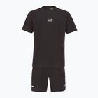 Set tricou + pantaloni scurți EA7 Emporio Armani Ventus7 black