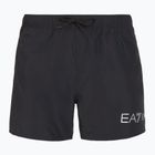 Șort de înot pentru bărbați EA7 Emporio Armani Extended Logo Boxer black / silver