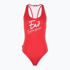 Costum de baie dintr-un element pentru femei EA7 Emporio Armani Maxi Logo One Piece racing red