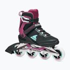Role pentru femei Rollerblade Macroblade 84 W black/burgundy/ocean green