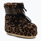 Ghete pentru femei Moon Boot Icon Low Fleece Leopard cognac/cocoa