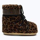 Ghete pentru femei Moon Boot Icon Low Fleece Leopard cognac/cocoa