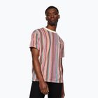 Tricou bărbați Kaotiko Luken Stripes brown