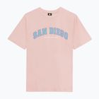 Tricou pentru bărbați Kaotiko San Diego College pink