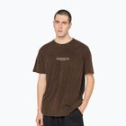 Tricou pentru bărbați Kaotiko Washed Zodiacus brown