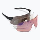 Ochelari de ciclism Tifosi Rail blackout/smoke/ac roșu/clear