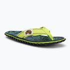 Papuci Gumbies Islander lime hibiscus
