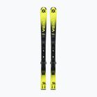 Schiuri de coborâre pentru copii Völkl Racetiger Jr Yellow + legături 7.0 VMotion Jr 130-160 cm black