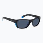 Ochelari de soare pentru bărbați Polaroid PLD 7046/S black azure/blue polarized