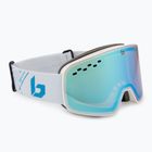 Ochelari de schi Bollé Nevada white metalic blue matte/azure