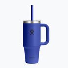 Cană Hydro Flask Travel Tumbler Clear Lid 710 ml capri blue