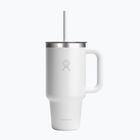 Cană termică Hydro Flask Travel Tumbler Clear Lid white