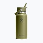 Sticlă termică Hydro Flask Wide Flex Straw 946 ml palmer green