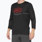 Tricou de ciclism pentru bărbați 100% Airmatic 3/4 black/red