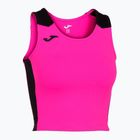 Tricou de alergare pentru femei  Joma Record II Top fluor pink/black