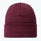 Căciulă de iarnă BUFF Heavyweight Merino Wool solid tibetan red