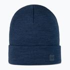 Căciulă de iarnă BUFF Heavyweight Merino Wool solid night blue