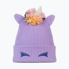 Căciulă de iarnă pentru copii BUFF Knitted Fun unicorn grape ice