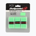 Gripuri pentru rachete de padel Bullpadel GB-1705 Senso Absorbent 3 pcs. green