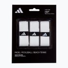 Înveliș pentru rachetă de padel adidas Padel Overgrip Set 3 buc. white