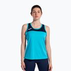 Tank top de tenis pentru femei Joma Montreal fluorescent turquoise/navy blue