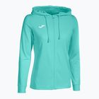 Bluză de tenis pentru femei Joma Sculpture II Zip-Up Hoodie turquoise