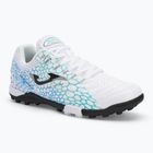 Încălțăminte de fotbal pentru bărbați Joma Maxima TF white/turquoise