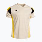 Tricou pentru bărbați Joma Montreal beige/yellow