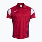 Tricou pentru bărbați Joma Montreal red/dark navy