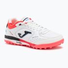 Încălțăminte de fotbal pentru bărbați Joma Top Flex Rebound TF white / fluor coral