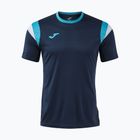 Tricou de tenis pentru bărbați Joma Terra dark navy/turquoise fluor
