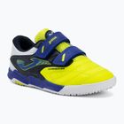 Încălțăminte de fotbal pentru copii Joma Cancha Jr IN fluor yellow