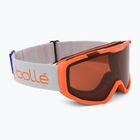 Ochelari de schi pentru copii Bollé Rocket orange matte/ rosy bronze