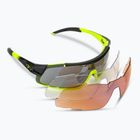 Ochelari de ciclism Tifosi Davos race neon/frumos/roșu/ac roșu/clear