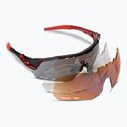 Ochelari de ciclism Tifosi Alliant 3 negru roșu/frumos/roșu/roșu transparent