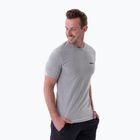 Tricou de antrenament pentru bărbați NEBBIA Minimalist Logo gri deschis