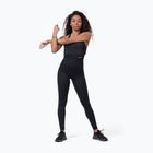 Combinezon de antrenament pentru femei NEBBIA Intense Golden Jumpsuit negru 5950120