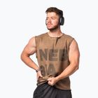 Tank top de antrenament pentru bărbați  Washed-Off Beastin light brown