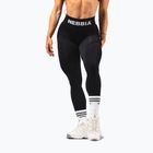 Colanți de antrenament pentru femei NEBBIA Flow Seamless Hight Waist Push Up black