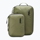 Organizatoare Thule Compression Cube set soft green