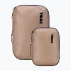Organizatoare Thule Compression Cube set gentle beige